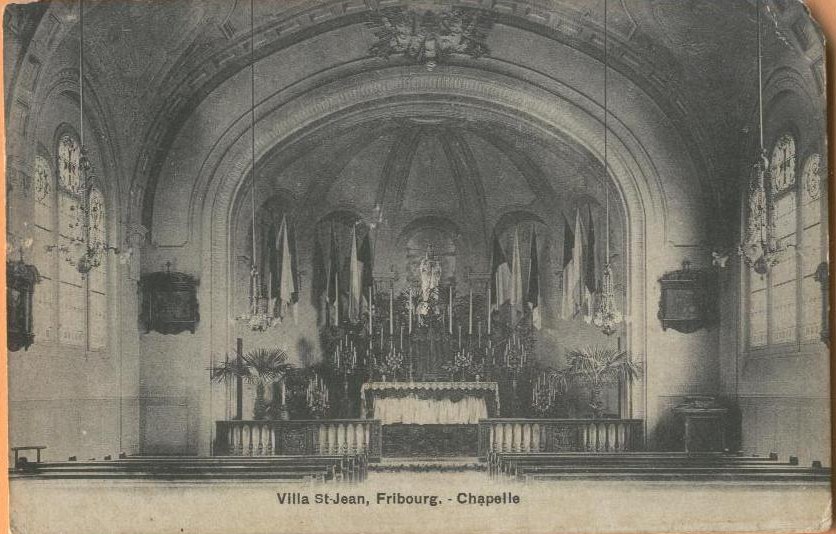  PHOTO Historical College Villa St-Jean  Chapelle Cachet 1917 